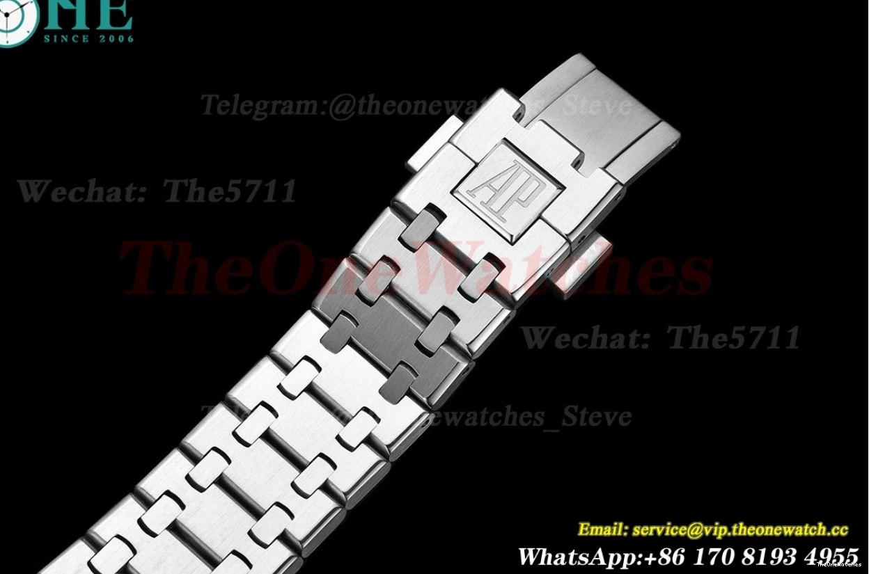 SS 41mm Dial GDF Royal Grey MY8215 15202 Oak SS 0121